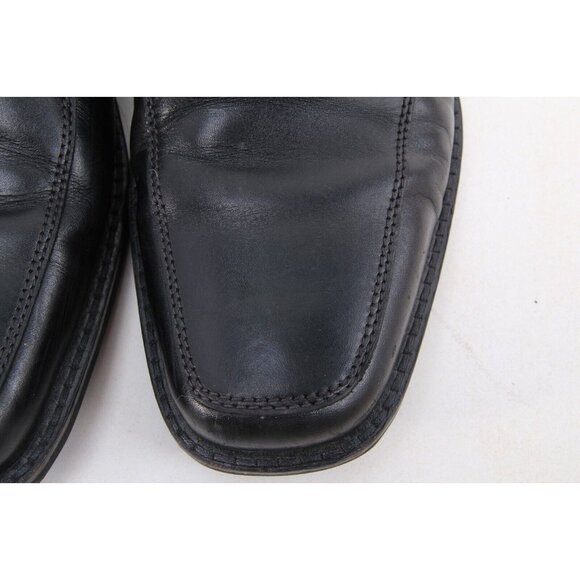 Ecco Seattle Apron Toe Men’s  Black Leather Lace Up Dress Shoes Sz 45 US 11 main image 4